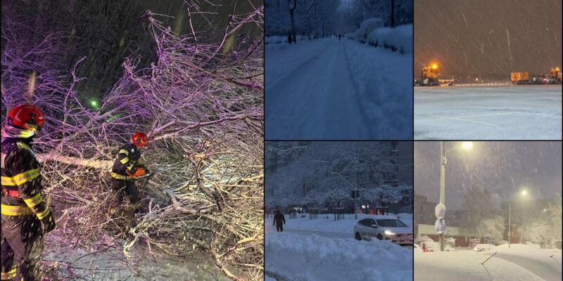 Meteorologii anunță noi coduri de vreme severă până mâine. Zonele în care va mai ninge și va fi viscol