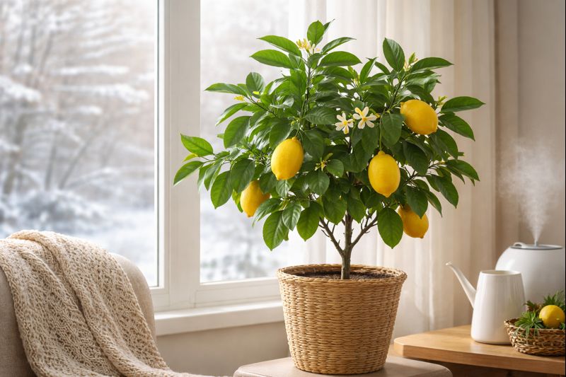 Lămâiul din ghiveci: cum îl îngrijești ca să treacă cu bine peste iarnă